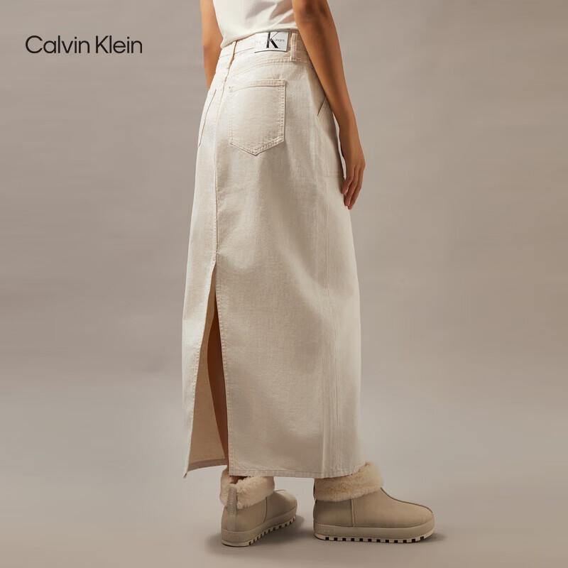 Calvin Klein Женская джинсовая длинная юбка из чистого хлопка J223886