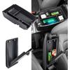 2PCS Center Console Organizer Compatible with -2026 Ford Bronco Sport/ -2026 Ford Escape Armrest Storage Tray ert Hidden Storage Box Interior