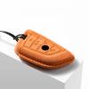 Suede Car Key Case Remote Cover Shell Holder Chain Keyring Fob For BMW 120i 225i 320i 330Li 1 2 3 Series i3 iX3 X3 X2 M3 M2 X3M