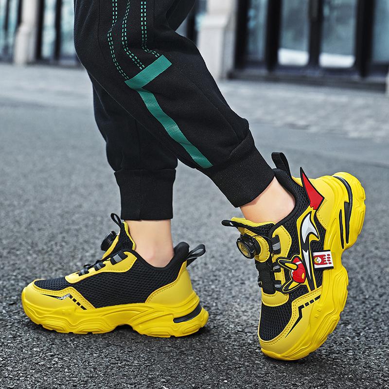 Детская мода Four Seasons Дышащая повседневная обувь для детей Бег Спорт Студенты Девочки Трендовые удобные кроссовки для спортзала