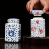 Керамические герметичные банки Цветочные Портативные Орехи Кухонная организация Хранение орехов Контейнер для кофе Банки с откидной крышкой Кухонный декор