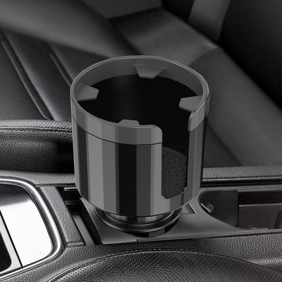 Автомобильный держатель для чашки большого диаметра, вращающееся устойчивое основание, эластичное положение карты, регулируемый расширитель для бутылки с водой, автомобильные аксессуары