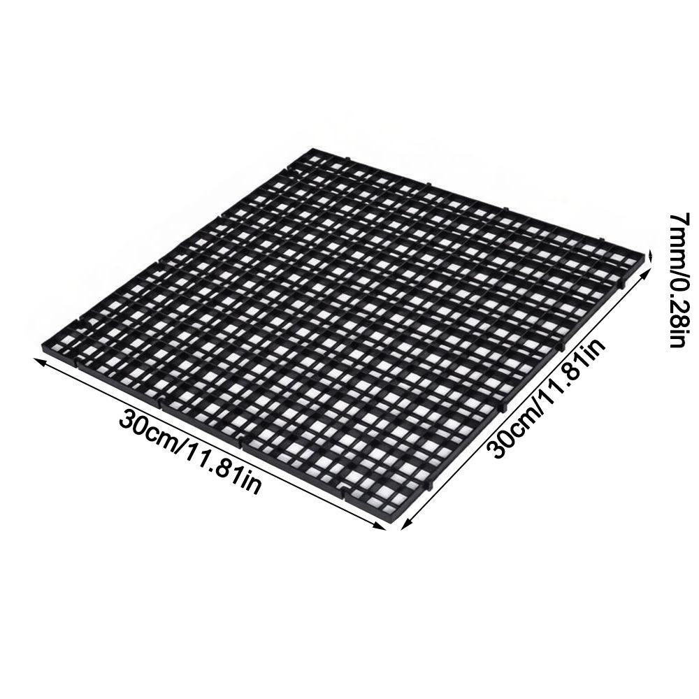 Прочная разделительная пластина для аквариума 30x15/30x30 см, съемная, соединяемая, пористая решетчатая пластина-разделитель, пластина для донного фильтра для аквариума