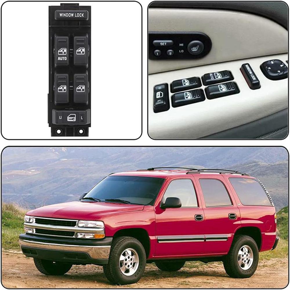 Power Window Switch Kit Front Driver Left Side For 2000-2002 Chevy Gmc 15720127
