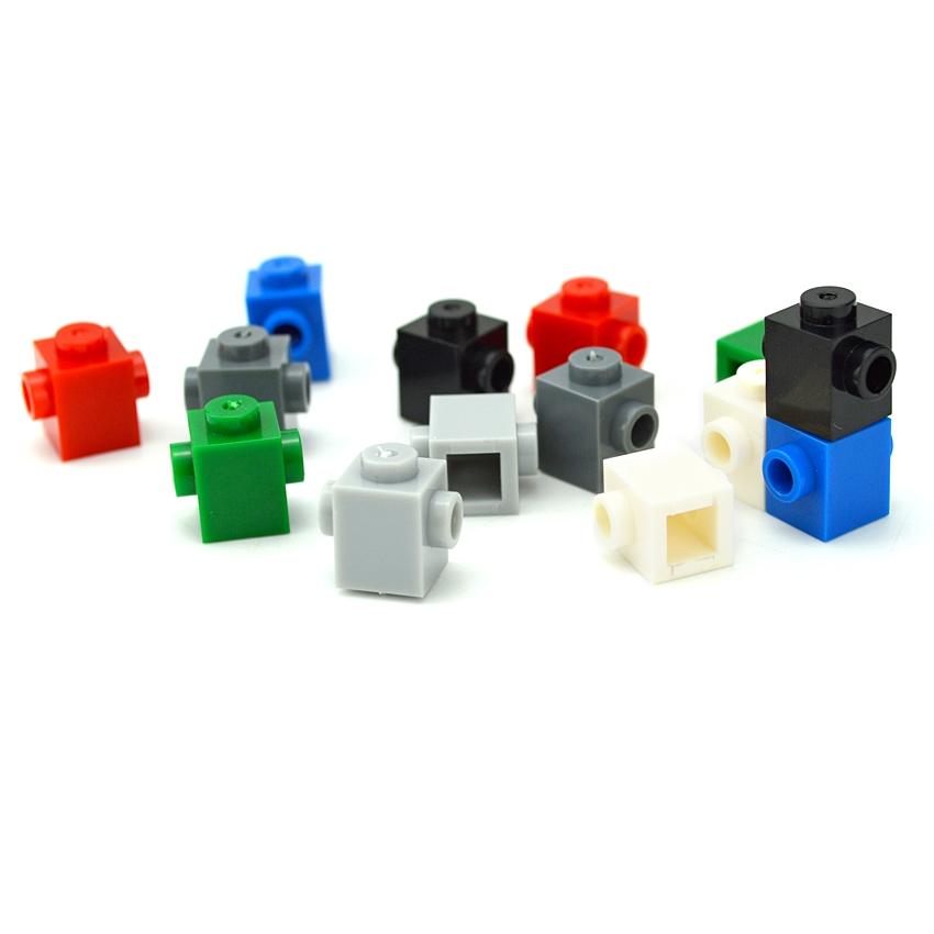 Совместимые кубики 1x1 с шипами с 2 сторон, детали для MOC, 47905, развивающие конструкторы для детей DIY