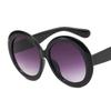 Unisex Big Round Sunglasses Women New Fashion Retro Oversized Sun Glasses Vintage Gradient Black Shades Luxury Eyewear