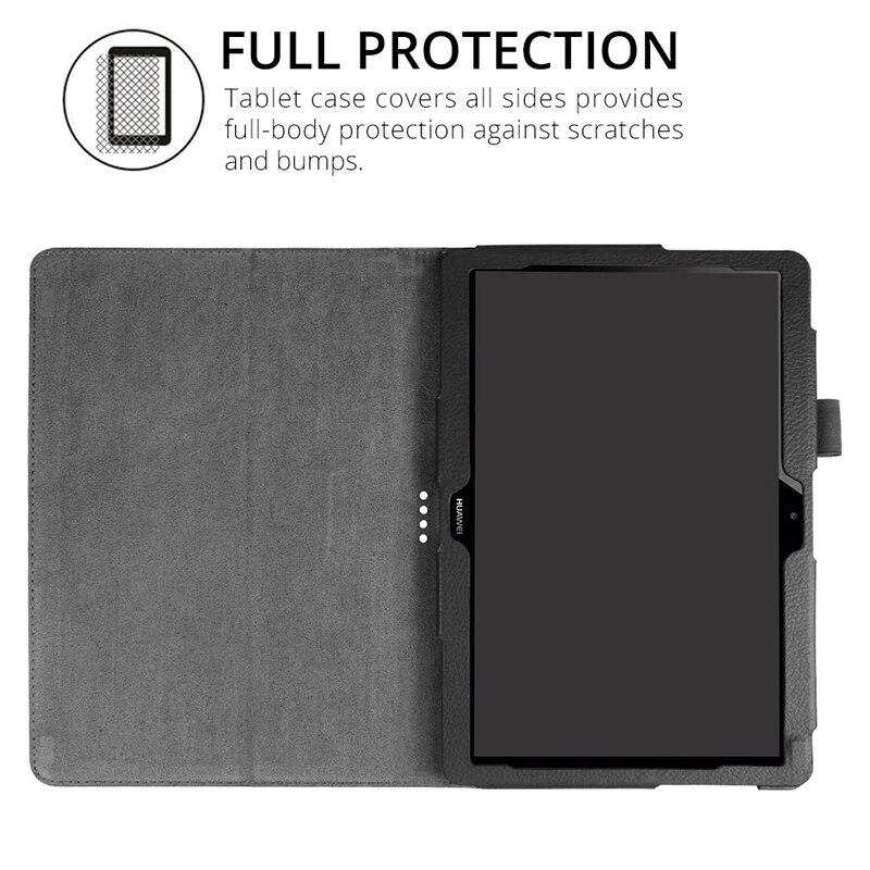 Flip Case for Huawei MediaPad T5 AGS2-W09/L09/L03 10.1 Tablet Cover Funda Stand PU Leather Skin for Huawei Honor 5 10.1 Shell