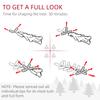 7ft Artificial Snowy Pencil Christmas Tree - White