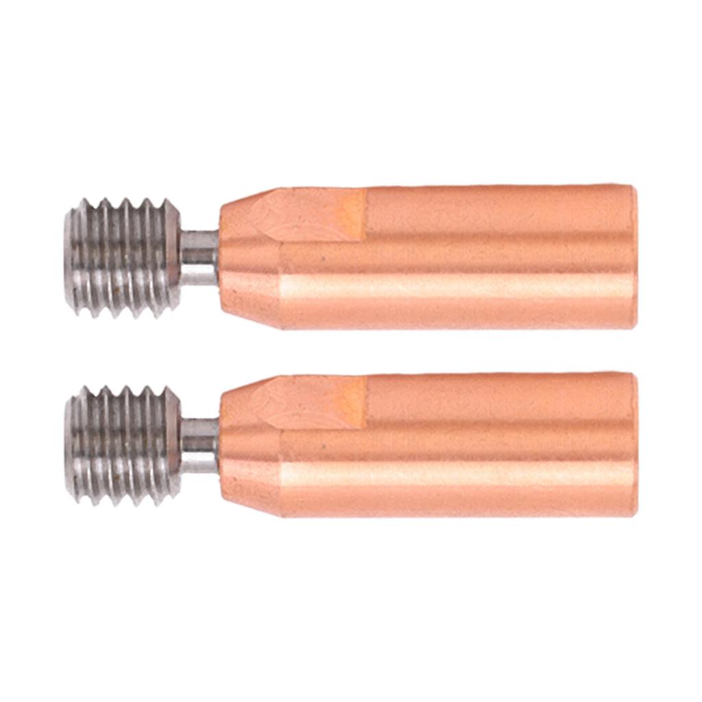 2Pcs 3D Printer Throat Nozzle Ti Alloy Copper Bimetal for Ender 3 3 V2 3 Pro Hotend 1.75mm Bore