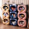 Cartoon Toys Storage Box Kids Toys Organizer Box Stackable Sundries Storage Bins Multi-Level Shelves Large Capacity Bookshelf