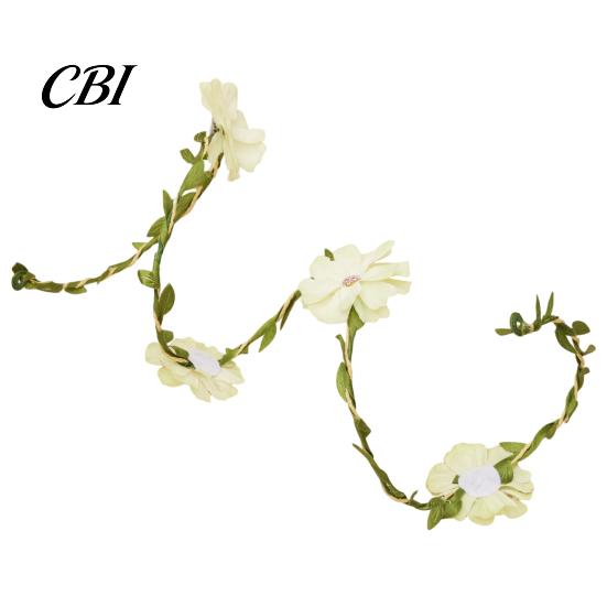 Elegant Flower Accessory Fairy Floral Arm Wrap, Woodland Elf Bracelet, Forest Nature Dress Decoration Costume Accessories for Women, Halloween