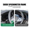 Italy Super Suede Cover For BMW X5 X6 G05 G06 G07 Car Speedometer Dashboard Trim Frame Flannel Decoration Internal Accessories