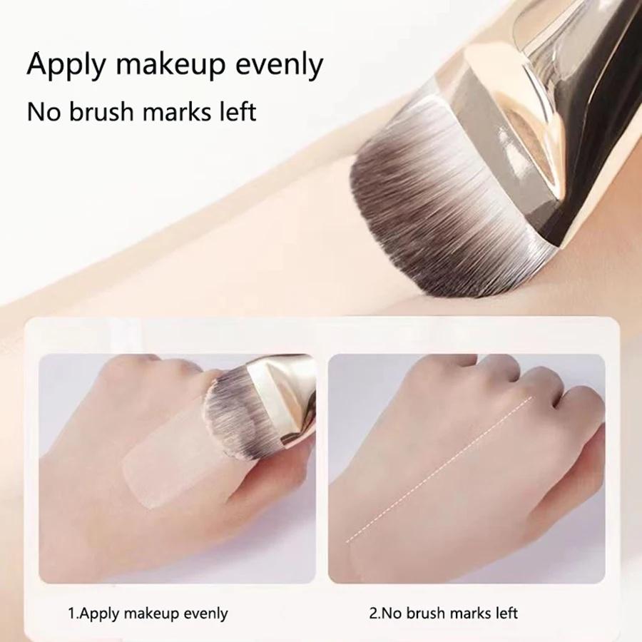 Ультратонкая жидкая основа для макияжа, кисть для тонального крема, кисть для тонального крема, тональный крем для контура лица, инструмент для консилера для макияжа