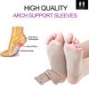 Arch Support Elastic Bandage with Silicone Pad Insole Sleeves For Flatfoot Heel Spurs Arch Pain