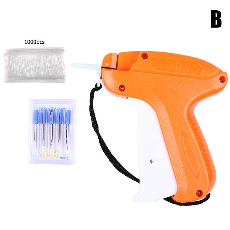 Clothes Garment Price Label Tagging Tag Gun Machine+1000 Barbs+5 Steel Needle