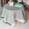White Round Table Tablecloth Multi-purpose Dinner Tea Table Covers Garden Table Cloth  Dessert