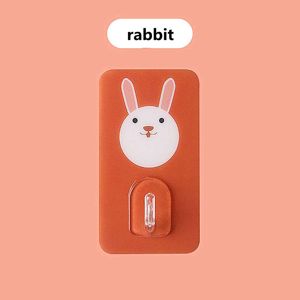 1PC Animal Stick Hook Bathroom Kitchen Supplies Cartoon Non-Marking Adhesive Wall Hook Wall Hanger