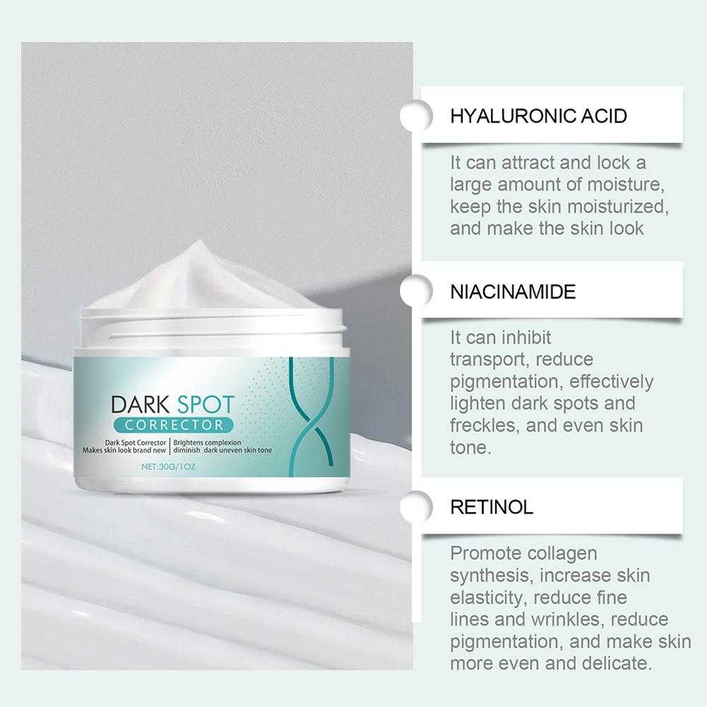Ретинол Отбеливающий крем от веснушек Осветление тона кожи Осветление Увлажнение Гиалуроновая кислота F I0X3