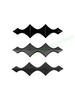 For Equation Leopard 8 Car Logo Decorative Sticker Front / Rear Black Label Decorative Stickers Accessories