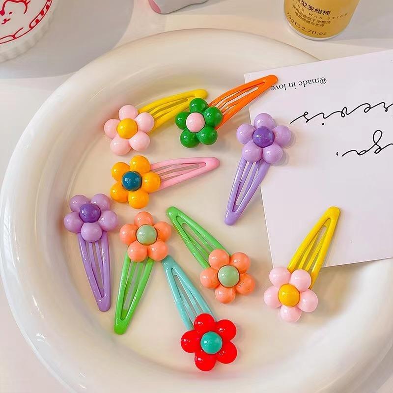 2 шт. новые милые блестящие заколки для волос принцессы с цветочным узором для девочек, детские головные уборы, заколки для волос, заколки, аксессуары для волос