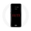 Case for Samsung Galaxy A8 Plus Elite Season 5 Red Logo Black Background