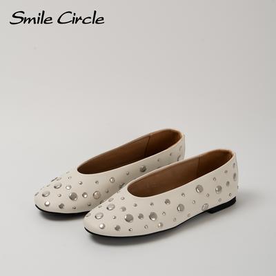 Женские балетки со стразами, повседневные туфли без застежек, модные удобные туфли на плоской подошве