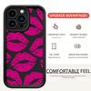 Розово-красная помада Песочный чехол для iPhone 15/16/17