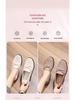 Genuine Leather Breathable Sandals for Moms - Comfortable Flat Heel with Soft Sole and Hollow Design for Middle-Aged & Elderly Women.