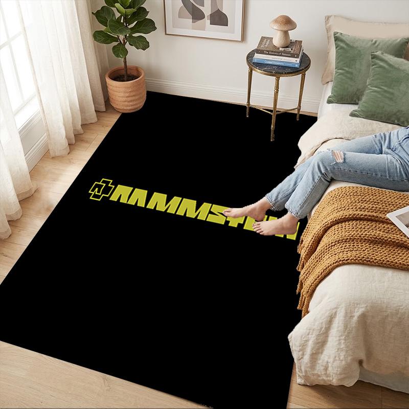 Rammstein Music Living Room Nonslip Area Rug Soft Carpet For Bedroom Game Playroom Sofa Office Home Decor Doormat Christmas Gift C930754