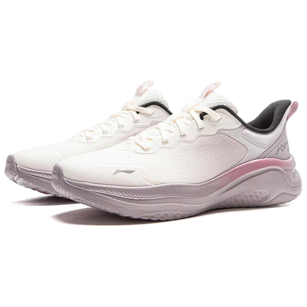 Li Ning Soft Go 2 Wms Simple Retro Shock Absorbing Lightweight Low Top Casual Shoes Women Sneakers AGLV064-1