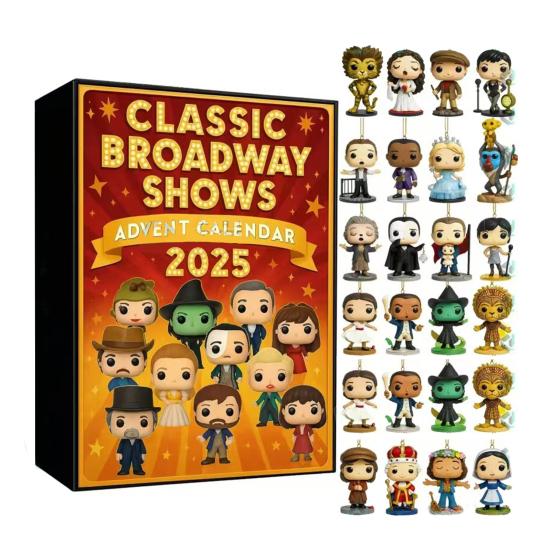 Legends of Rock Metal Advent Calendar 2025 24-Day Countdown Box with Musical Character Collectibles