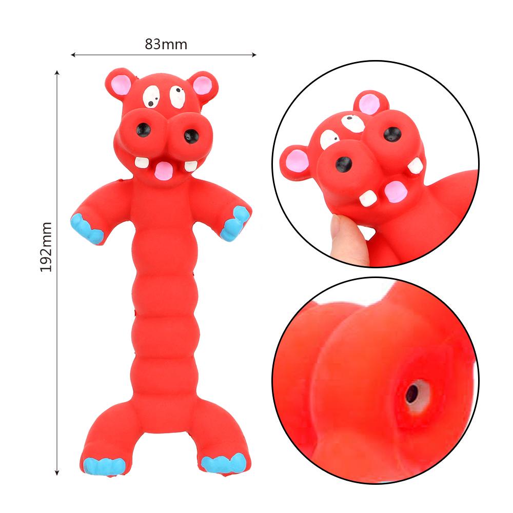 Игрушки для собак Щенок Игрушка для жевания Игрушка в форме животных из резины с пищащим звуком Собаки Кошки Товары для домашних животных Товары для животных