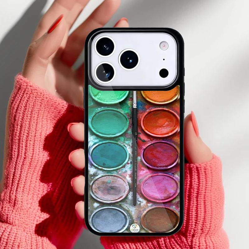 Красочный Радужный Акварельный Чехол для Телефона для iPhone 17 16 15 14 13 Pro Max Задняя Крышка для 12 11 Pro Coque