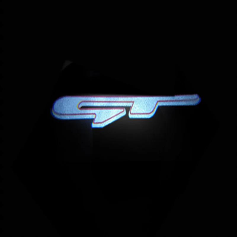 2PCS for Kia GT Badge K5 Sorento CERATO Logo Led Car Door Welcome Lights Laser Projector Ghost Atmosphere Courtesy Decor Lamps rdxbt90