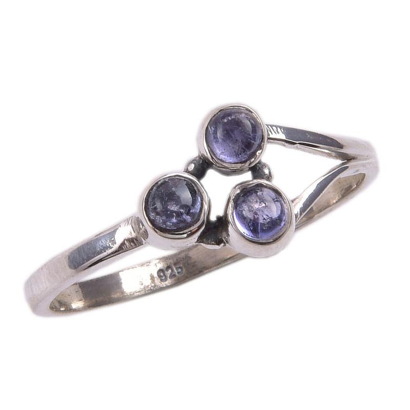 Натуральный драгоценный камень танзанит 925 пробы стерлинговое серебро ювелирное кольцо размер 9 u8A10