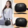Textured Soft Leather Women's Round Crossbody Bag 2025: Spacious, Lightweight, Multi-Compartment, Versatile Bag for Adults