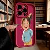 Happy Girl in Blue Sweater Luxury Anti-Slip TPU Phone Case For Xiaomi Redmi Note 15 14 13 12 11 10 9 Pro Full Protective Cover