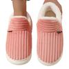Winter 2024 Plush-Lined Thick-Soled Cotton Slippers for Outdoor & Indoor Wear