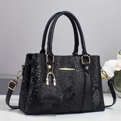 Новая модная сумка Serpentine Splicing High Appearance Level Сумка Многослойная Большая вместительная сумка через плечо Сумка через плечо