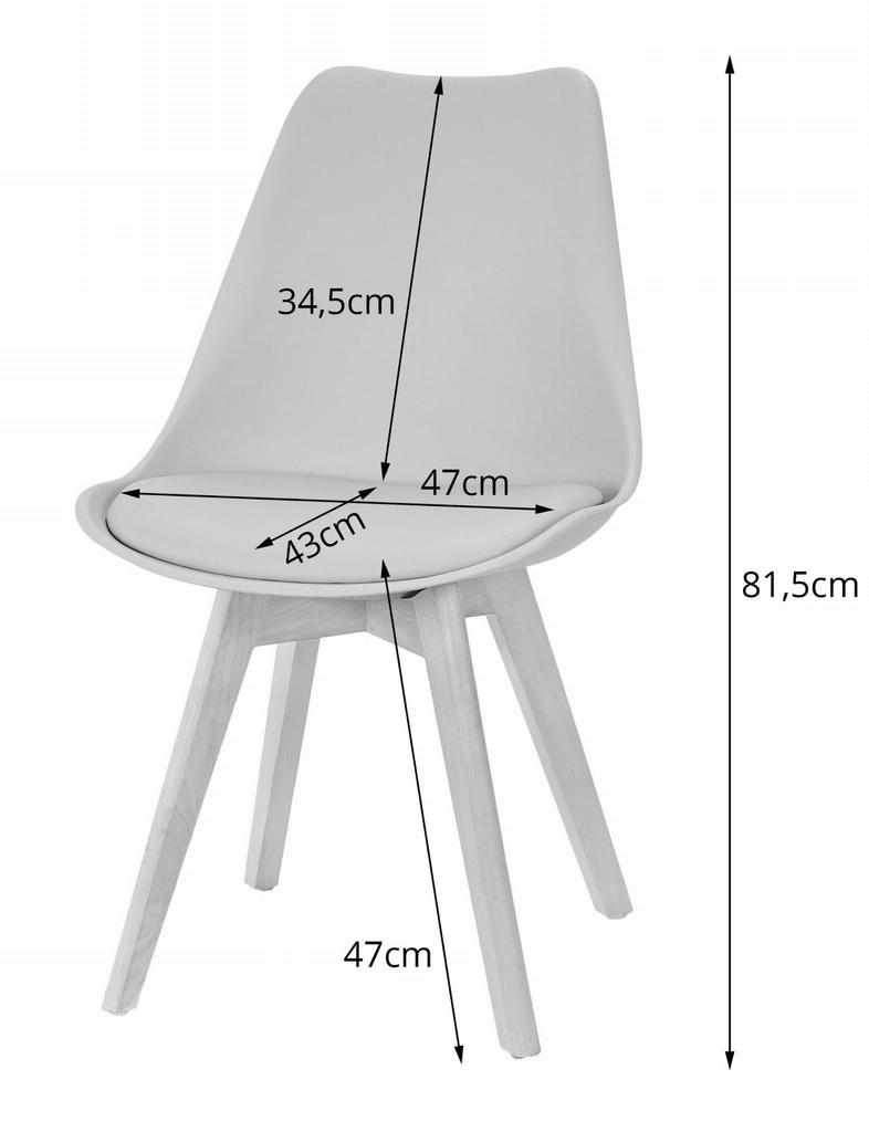 MARK Graphite Chair x 2