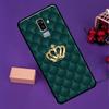 Дизайн дивана с стеганой текстурой, чехол для телефона с короной для Samsung Galaxy J3 J5 J7 2017 J1 A5 A3 2016 J8 J4 J6 Plus A6 A8 A7 A9 2018