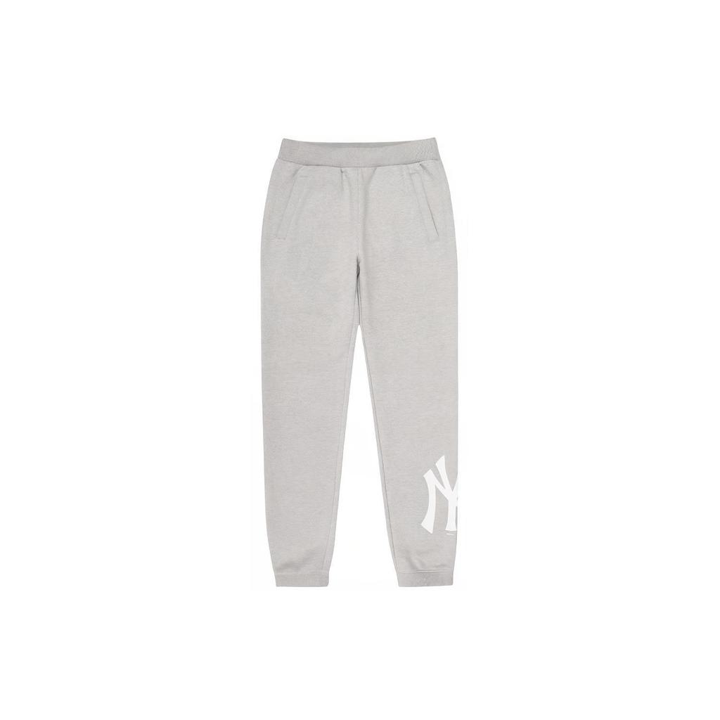 New MLB Knitted Sweatpants Unisex Gray 31TP03111-50M
