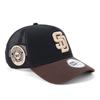 Кепка New Era 9FORTY AFrame Strap SD New Era 9FORTY AFrame Mesh ONSPOTZ Боковой патч Сан-Диего БЕСПЛАТНО Тракер/Ткань (15228710 NER37C3414) Черно-коричневый. Крышка,