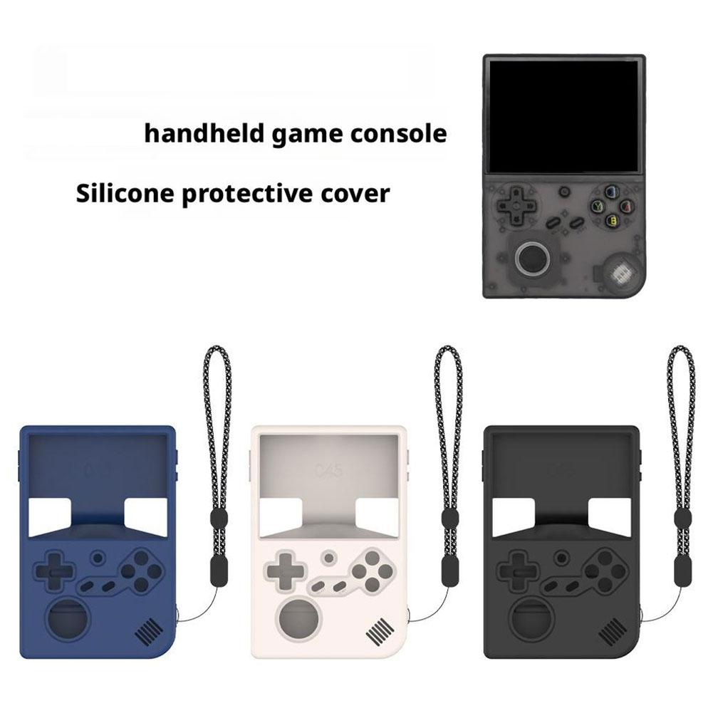 Силиконовый защитный чехол для портативной игровой консоли ANBERNIC Shell RG40XXV мягкий противоударный V8L0