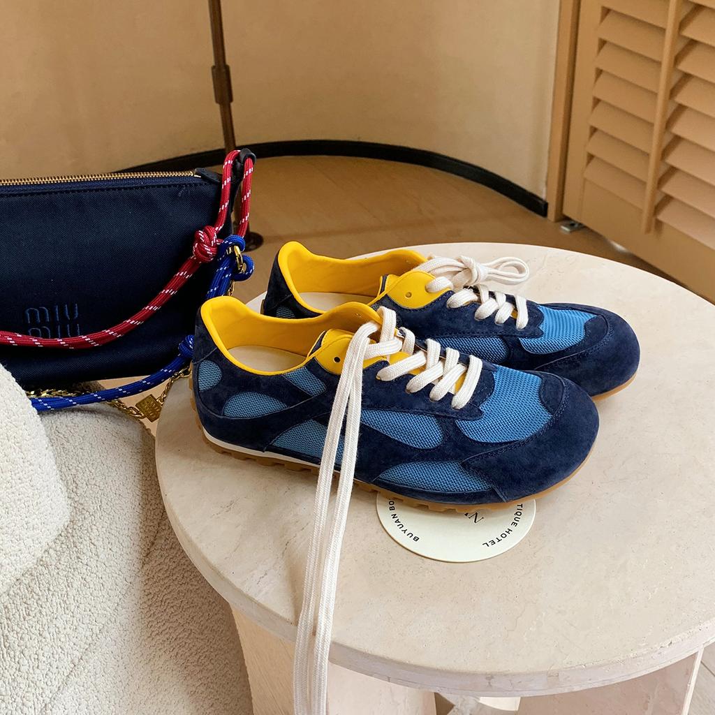 Виноградная студия motherlee увеличение роста 3,5 см~ милая голова манго модная шнуровка повседневный стиль увеличение немецкие тренировочные туфли