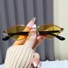 2024 High-End Small Frame Rhombus Cat Eye Polygon Sunglasses