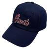 Retro three-dimensional embroidery letter baseball hat men's and women's curved brim soft top casual versatile sunscreen sunshade cap tide