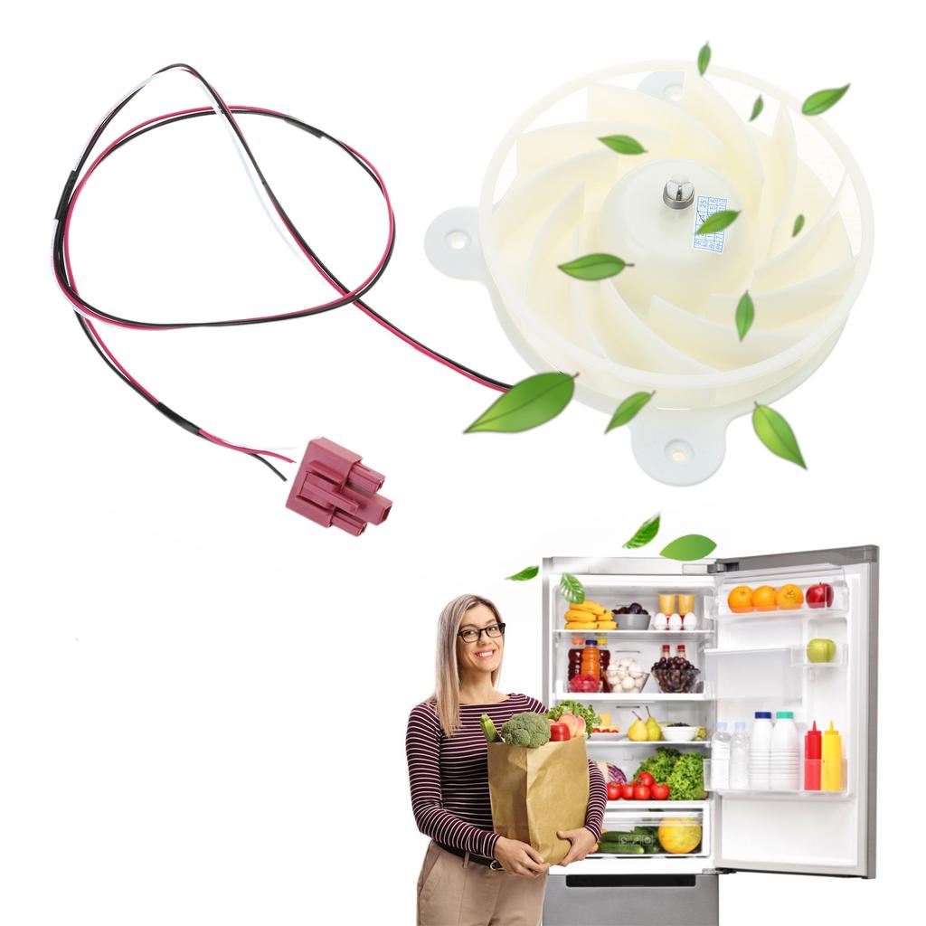 For ZWF-30-3 Refrigerator Fan Motor Refrigeration Cooling Fan Refrigerator Fan Motor ZWF-30-3 DC12V 2.5W for Fridge