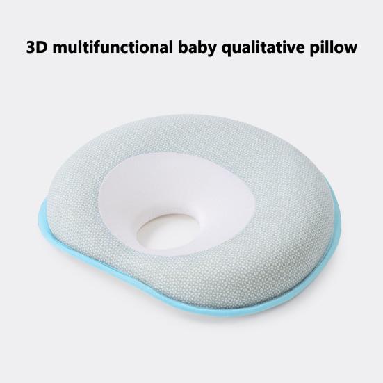 Подушка для младенцев эргономичная вогнутая эластичная пена с эффектом памяти, формирующая голову, поддержка шеи 0-1 лет, подушка для сна для новорожденных, товары для дома