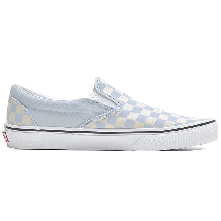 Vans Классические слипоны в шахматном порядке — кроссовки унисекс Ballad Blue True-White VN0A33TB42Y